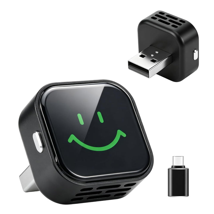 2026 CarPlay &amp; Android Auto 2-in-1 Wireless Adapter, 2.4/5GHz WiFi, BT5.0, USB-C/A, Plug &amp; Play, EIN