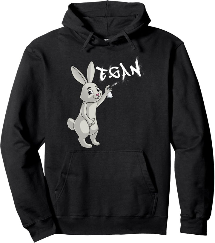 Veganes Häschen Vegan Kaninchen Pullover Hoodie