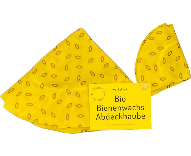 Bio Bienenwachs-Abdeckhaube Gelb, Gelb