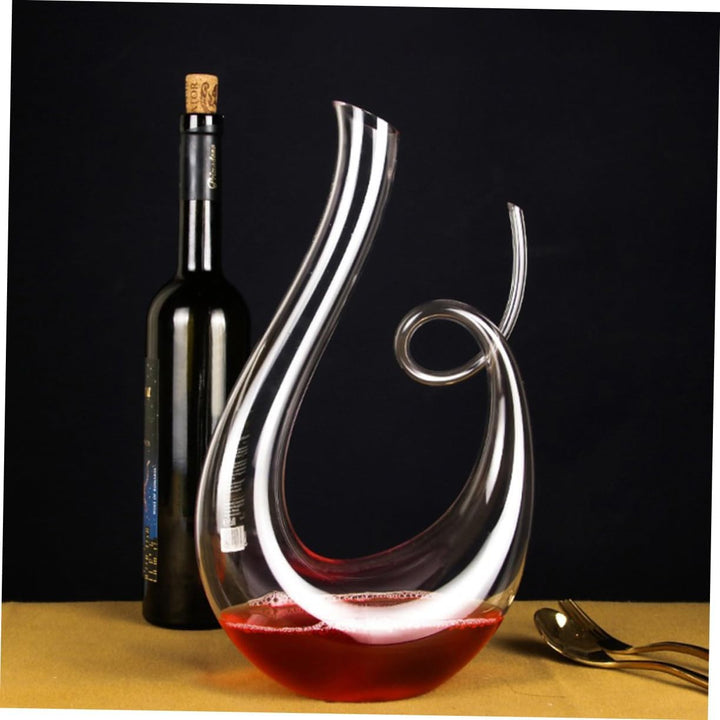 Zerodeko 1stk Escargot Dekanter Beste Weinkaraffe Weindekanter Aus Kristall Neuartige Weinaccessoire
