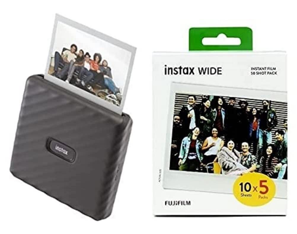 INSTAX LINK Wide Smartphone Printer Wide Film, 5&