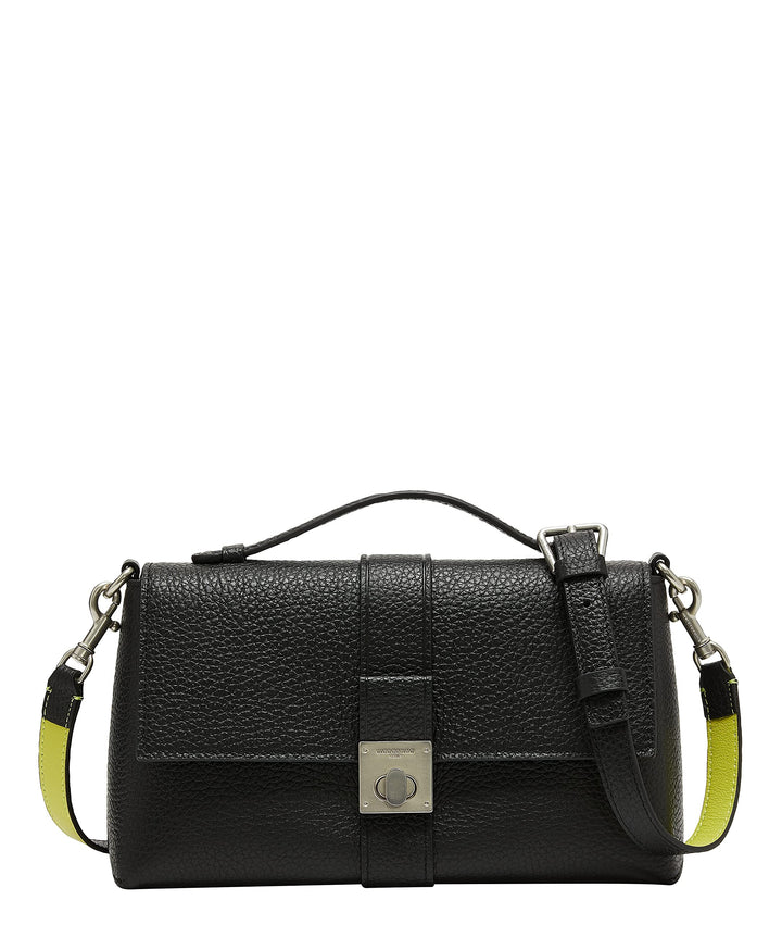 Liebeskind Damen Sade Pebble Crossbody M Schwarz, Schwarz