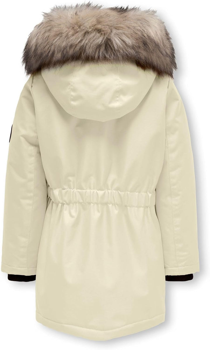 ONLY Damen ONLIRIS FUR Winter Parka CC OTW 15213755 128 Night Sky/Detail:fur Light Grey, 128 Night S