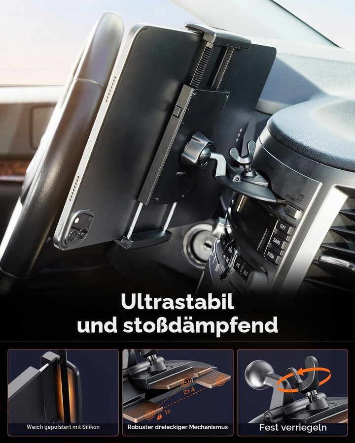 APPS2Car Universal Tablet CD-Slot Holder Mount Car Tablet-Autohalterung, 1. Generation