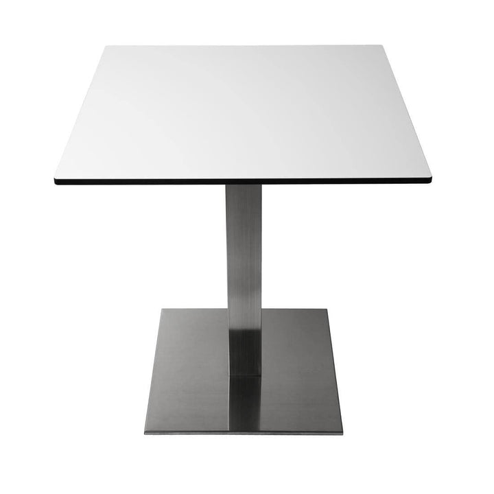 Bolero Quadratischer Tischfuss aus Edelstahl, für Restaurants, Bars, Clubs