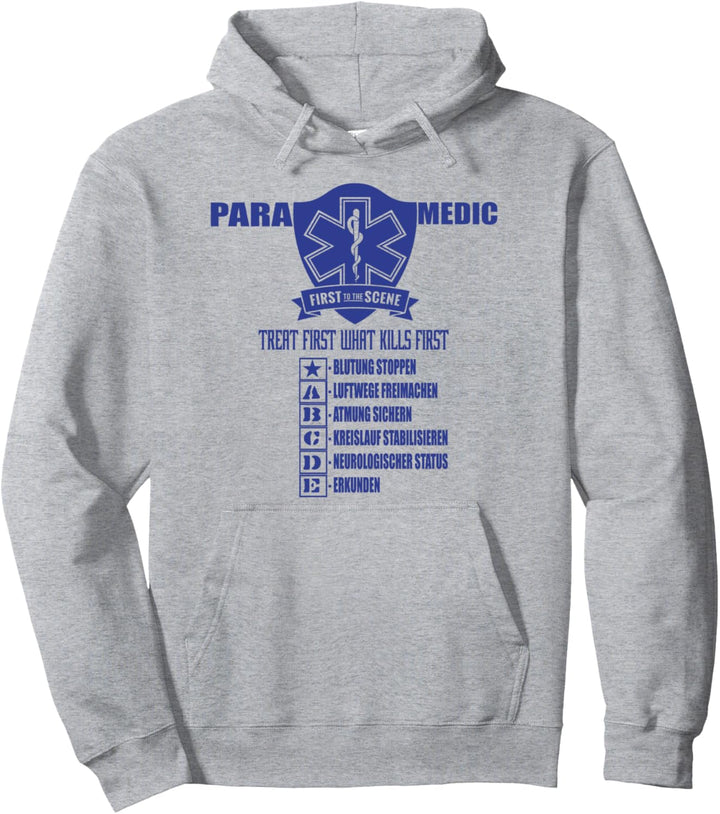 Trauma Schema Notfallsanitäter Rettungsdienst ,Paramedic Pullover Hoodie