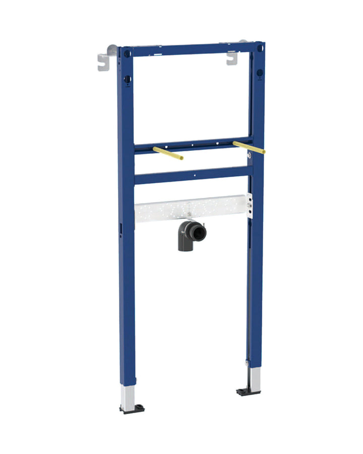 Geberit Duofix Basic Waschtisch-Element 112 cm für Standarmatur, selbsttragender Stahlrahmen, höhenv