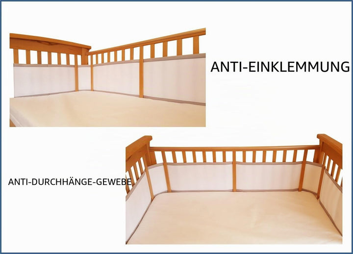 Airoya® Premium 4-seitig atmungsaktives Nestchen für extra Polsterung, kein Verwirrungsrisiko, BS 18