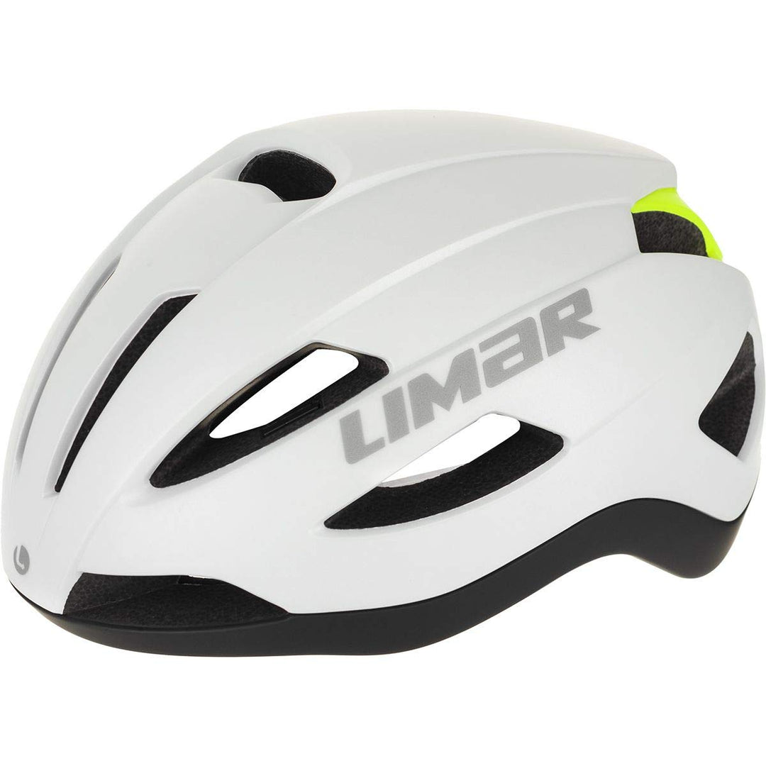Limar Unisex – Erwachsene Air Master Helme, mattweiss/gelb, One Size
