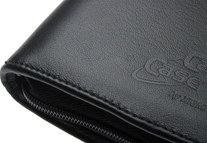 CalcCase -Executive- in Geschenkbox aus schwarzem Nappaleder (Stifthalter/extra Ablagefach)