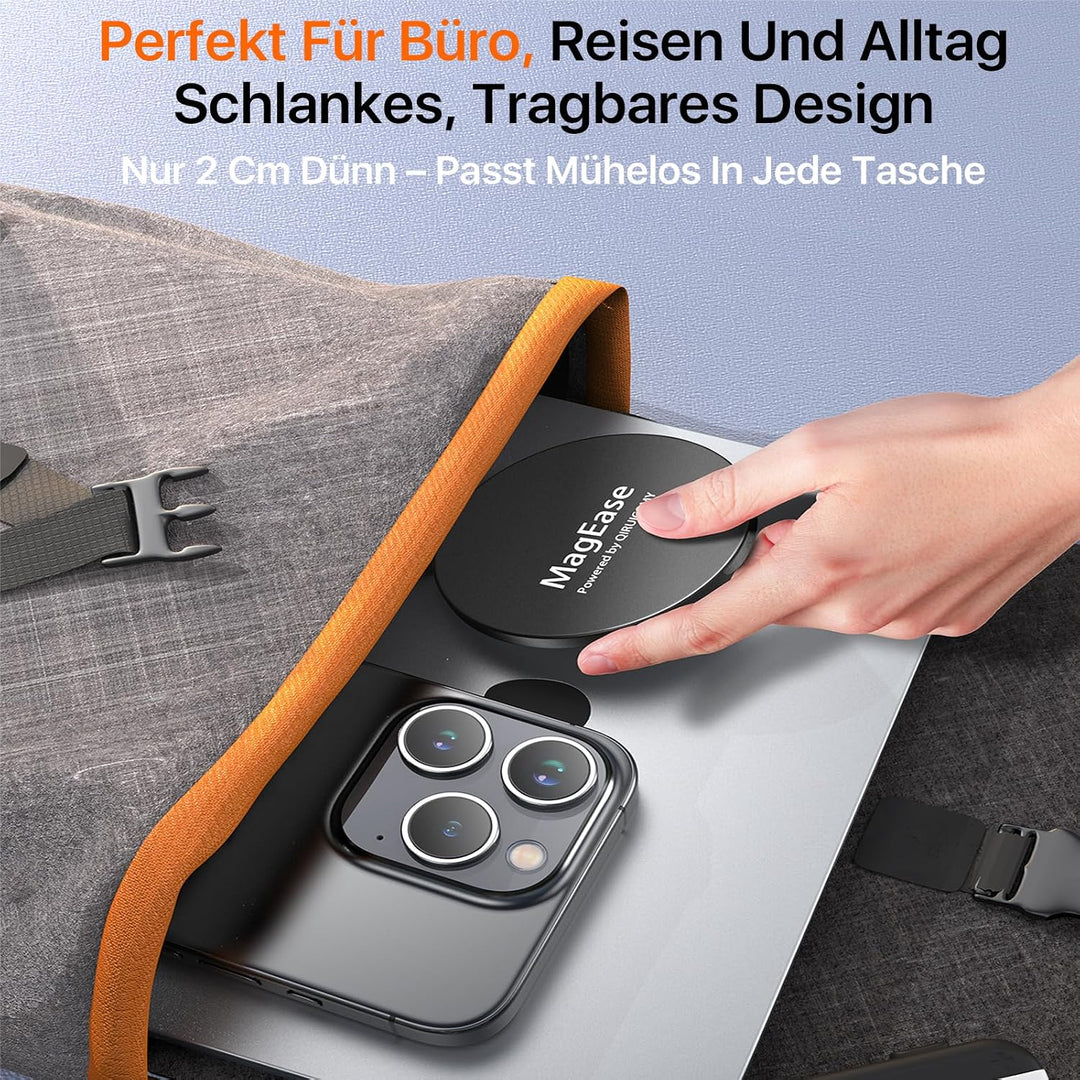 EXW Magnetisches Wireless Ladegerät 2er-Pack, 15W MagSafe-kompatibles Kabelloses Ladegerät für iPhon