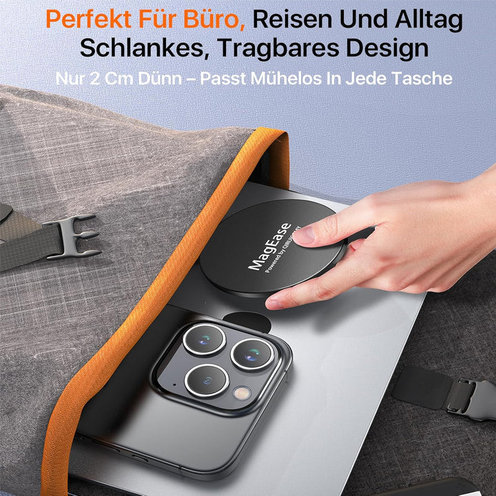 EXW Magnetisches Wireless Ladegerät 2er-Pack, 15W MagSafe-kompatibles Kabelloses Ladegerät für iPhon