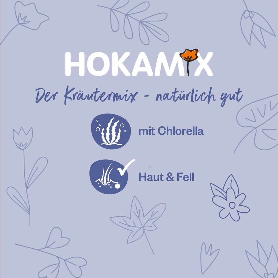 Grau Hokamix 30 Derma, Ergänzungsfutter für den Hund - 750 g