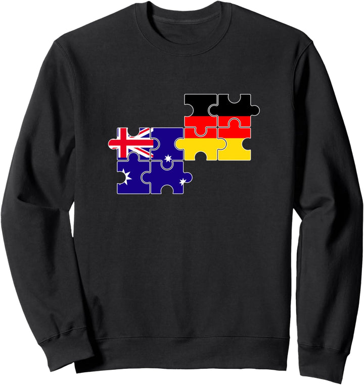 Australien Deutschland Flagge Deutsch Australier Sweatshirt