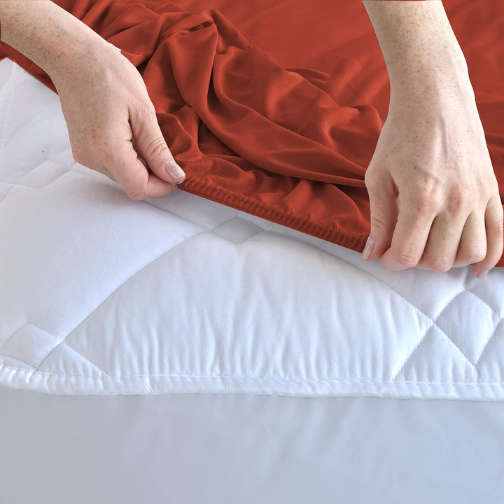 NatureMark 2er Pack Wasserbett &amp; Boxspringbett Spannbettlaken 200 x 220 cm - 40 cm Steg - 200x220cm