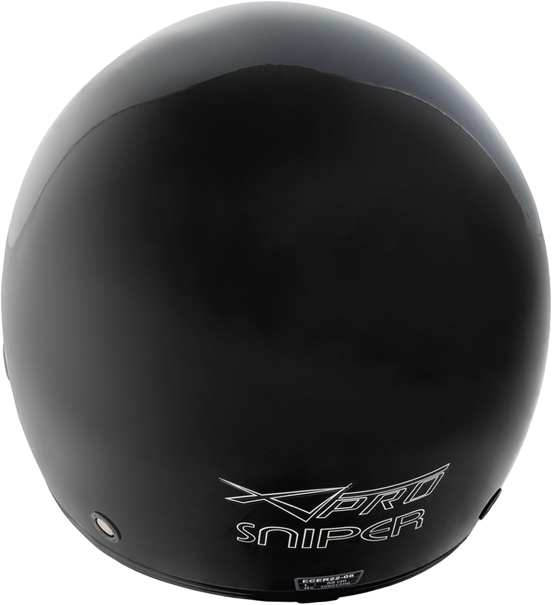Motorradhelm Motorrad Roller Jet Helm Innensonnenblende Viser Schwarz M 57-58 cm ( M) Schwarz, 57-58
