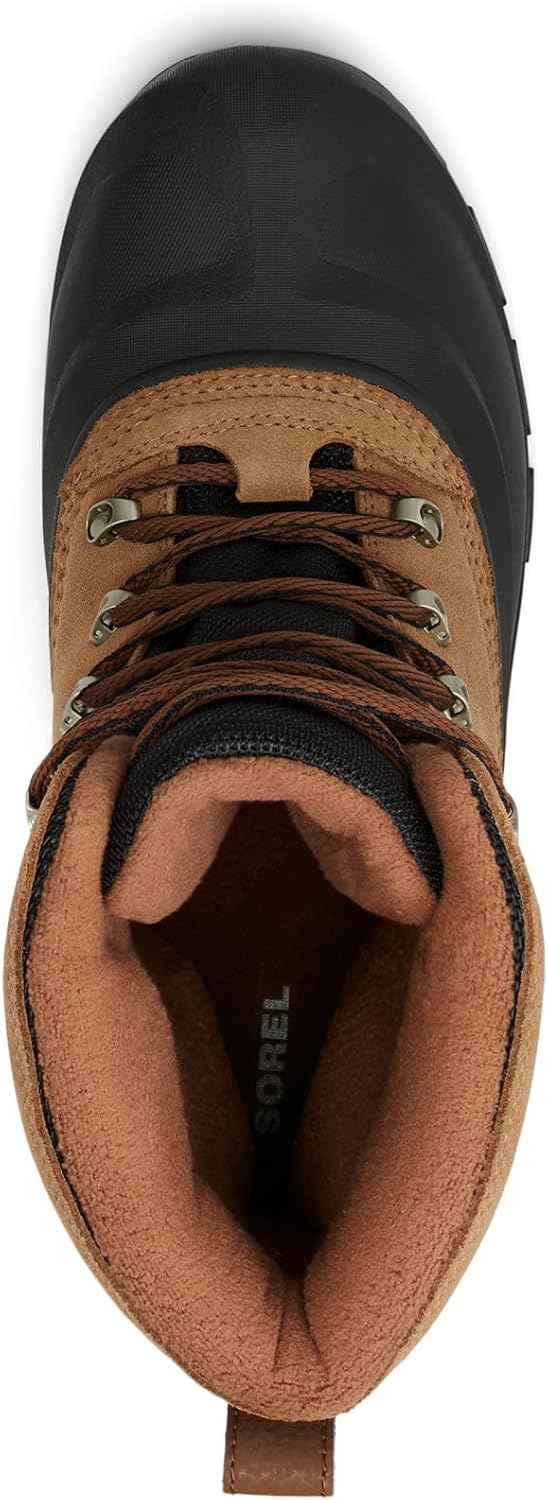 Sorel Buxton Lace Waterproof wasserdichte Winterstiefel für Herren, Braun (Delta x Black), 40 EU 40