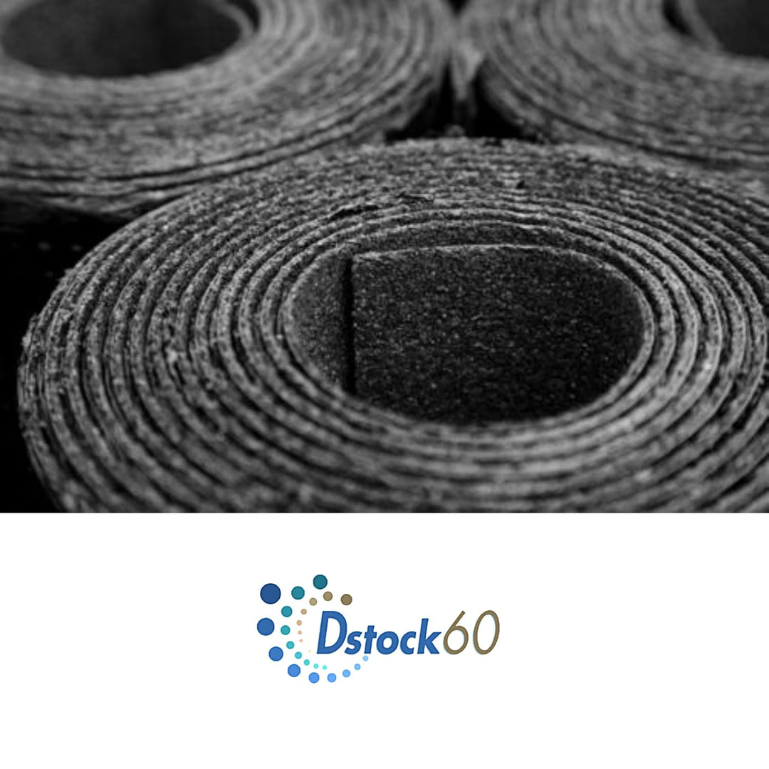 DSTOCK60 - Rolle 4 Meter Bitumenfilz, spanischer Schiefer, Breite 1 m, deckt 4 m² ab, Zuschnitt Mete
