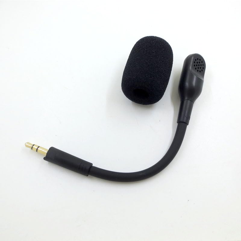 Barracuda X Mikrofon,Mic Ersatz abnehmbar 3.5 mm Game Boom Geräuschunterdrückung Mikrofon mit Schaum