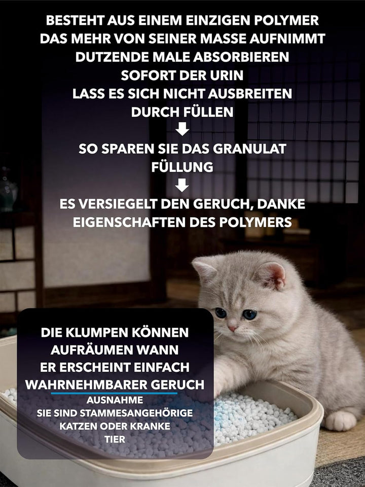 Katzenstreu Klumpend | Klumpstreu für Katzen | Katzenstreu | 100% pflanzliche Katzen Klumpstreu Avec