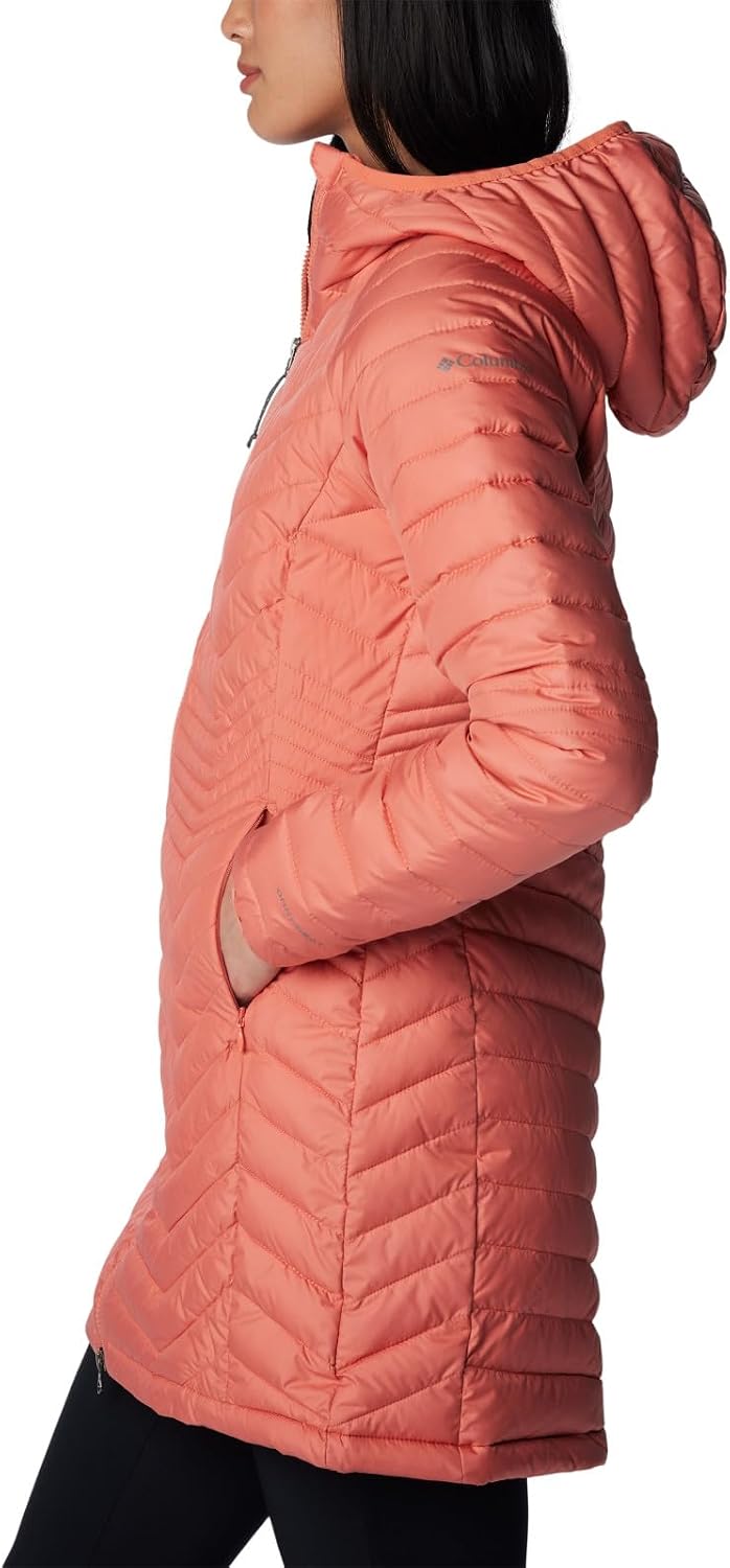 Columbia Damen Powder Lite Mid Jacke S Verblasstes Pfirsich, S Verblasstes Pfirsich
