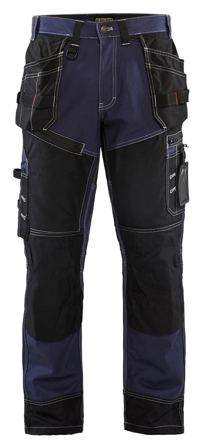 Blåkläder 15001370 Werker Hosen X1500, Dunkelblau, C52 C52 Navy Blue / Black, C52 Navy Blue / Black