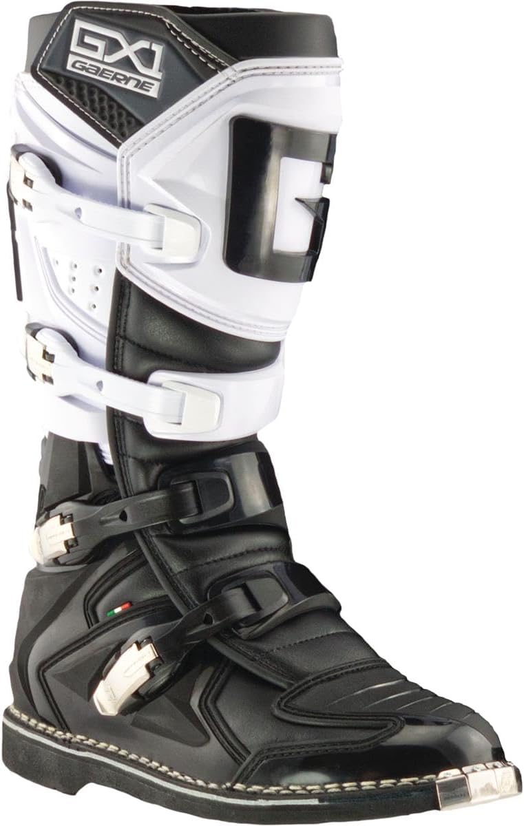 Gaerne Motocross-Stiefel GX-1 Schwarz Weiss 39 EU, Weiss 39 EU