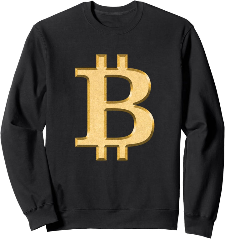 Bitcoin BTC Logo Kryptogeld Sweatshirt