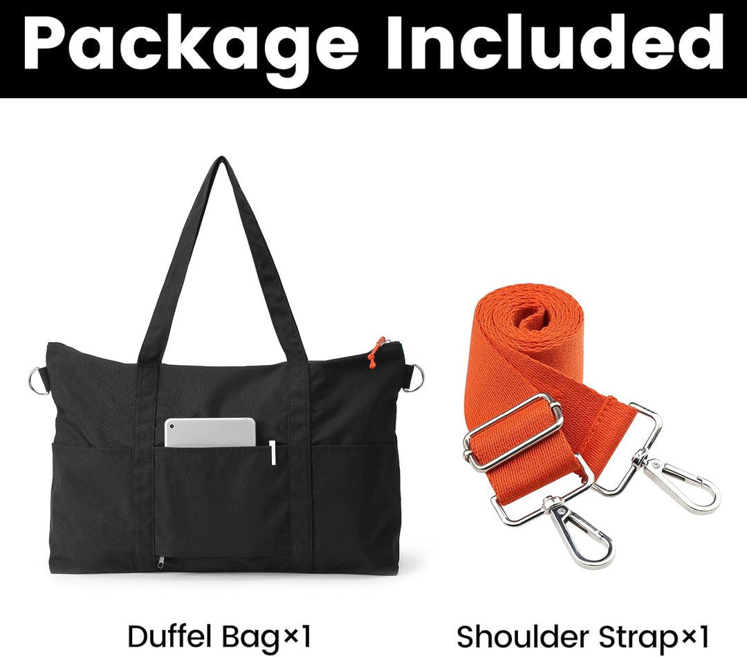Reise Duffel Bags Damen und Herren, wasserdichte Sporttasche Übernachtungstasche Handgepäcktasche fü