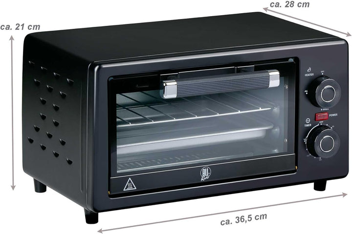 All Ride Minibackofen 24V über Zigarettenanzünder - Camping Ofen für LKW/Wohnmobil - 300W - 9L - Ede