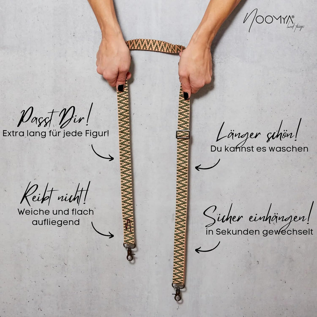 NOOMYA breite Handykette – Handyband universal zum Umhängen mit Adapter, Handy Band verstellbar &amp; ab