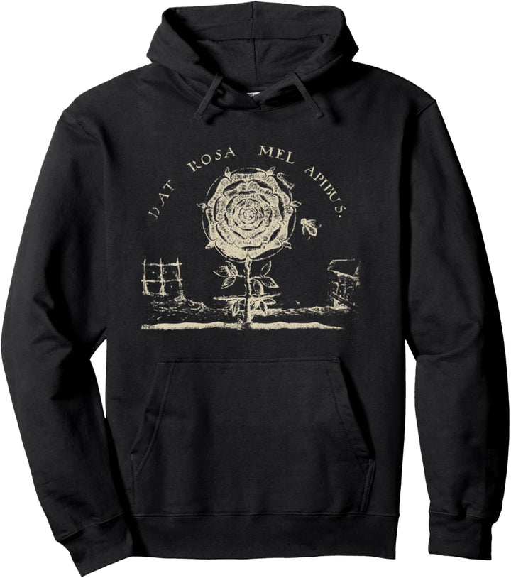 Rosenkreuzer-Emblem Dat Rosa Mel Apibus Hermetic Pullover Hoodie