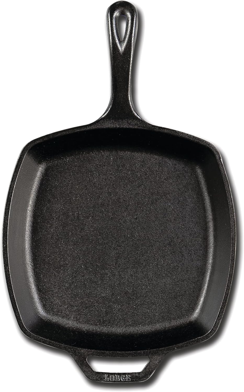 Lodge Logic quadratische Gusspfanne Schwarz 10.5", Schwarz 10.5"