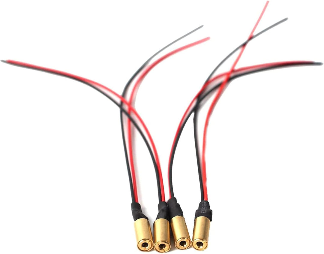 Rotes Lasermodul Gruppenmodul Industrielaser einstellbare Brennweite 6.2mm Point-4pack, Point-4pack