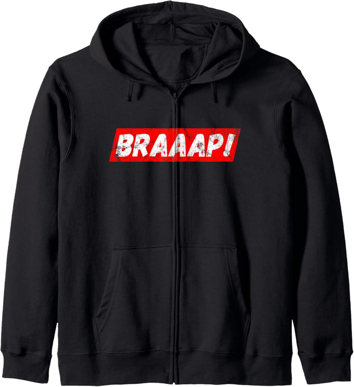 Motocross Braaap Enduro Motorrad Geschenk Kapuzenjacke