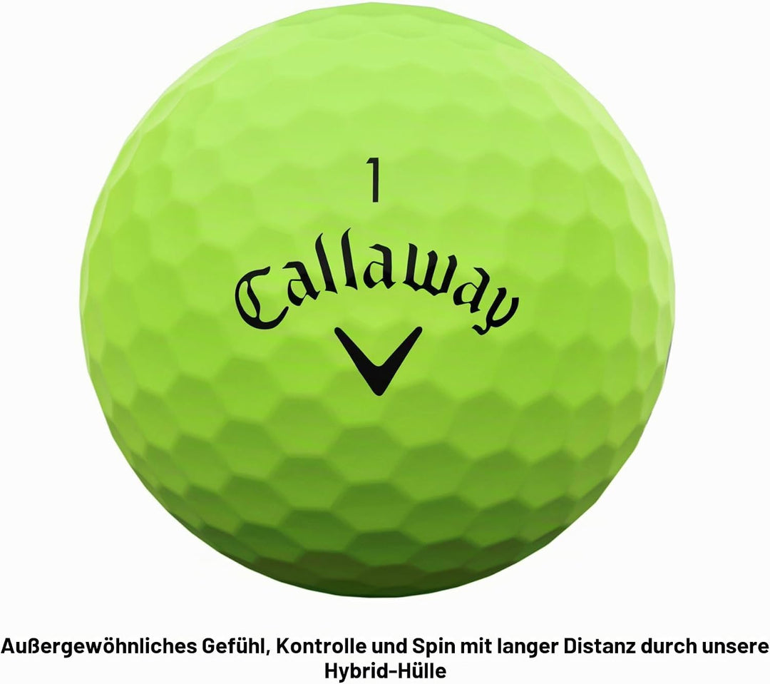 Callaway Supersoft Golfbälle 2023 Grün, Grün