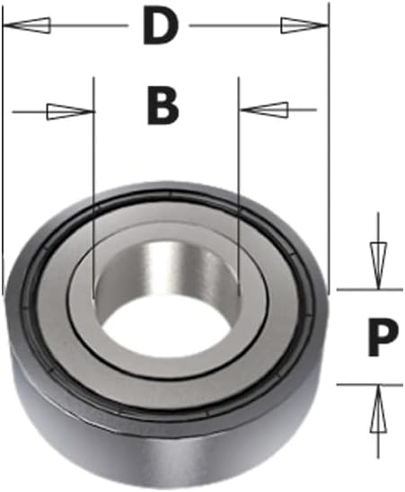 CMT 791.007.00 - Rodamiento d=6mm d=19mm