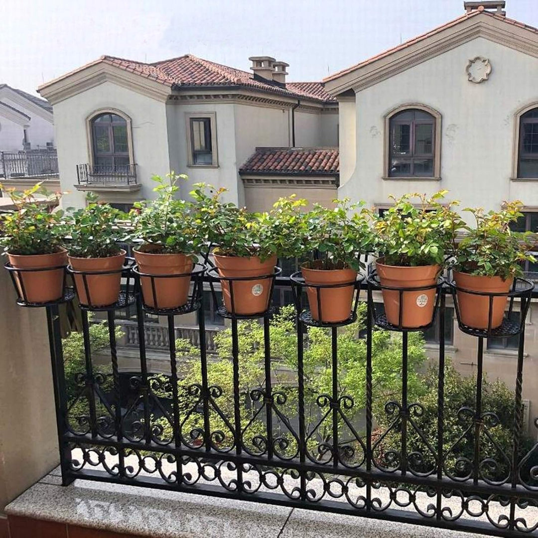 Metal Flower Pot Frames, Iron Flower Frames, Flower Pots with Flower Pot Hooks, Garden Flower Pot Fr