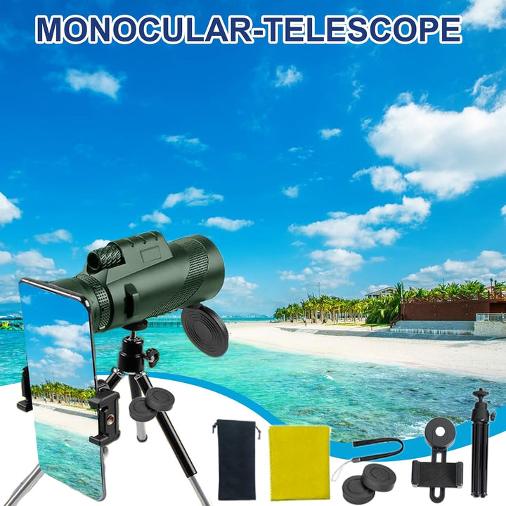 STAR SCOPE MONOCULL, TELESSOPO FÜR VIEL POWERED,Wasserfestes Erwachsenenteleskop mit Smartphonehalte