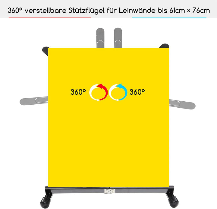 MEEDEN Künstler Display Tischstaffelei: Kleine Aluminium Stativ Staffelei 1 Stück, 1 Stück