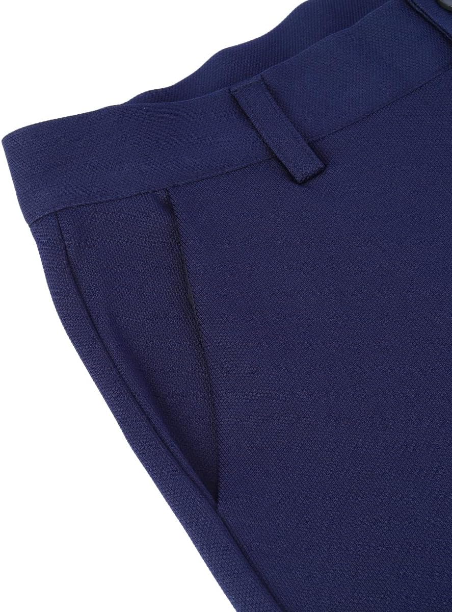Allthemen Herren Anzughose mit Stretchkomfort Slim Fit Anzug Straight Hose für Business XXL Dunkelbl
