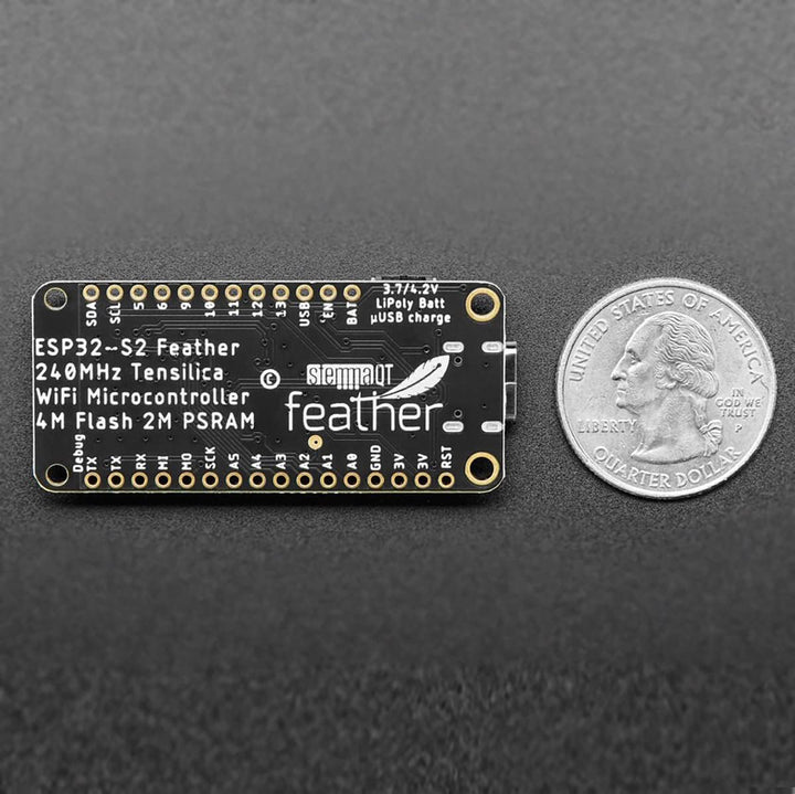 ESP32-S2 Feder - 2 MB PSRAM und Stemma QT/Qwiic Adafruit 5000
