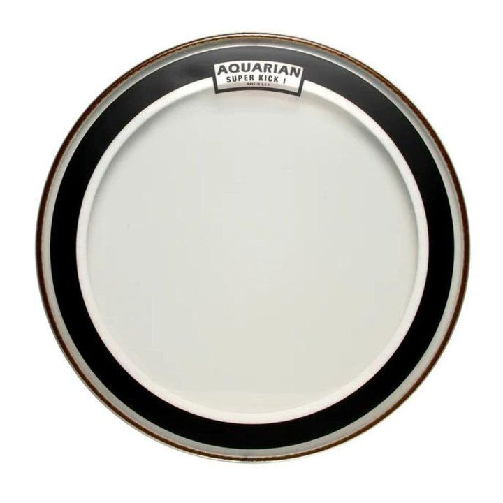 Aquarian SKI18 Superkick Series - 18 inch Drumhead - Single Ply - Clear 18 Inch Super-Kick 1, 18 Inc