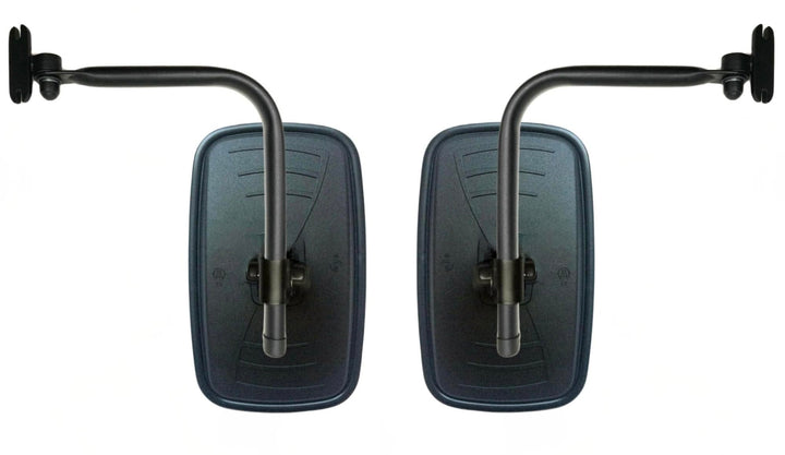 MelTruck® 2x Aussenspiegel Rückspiegel 233x145mm ø18 UNIVERSAL Traktor LKW m.Spiegelhalter