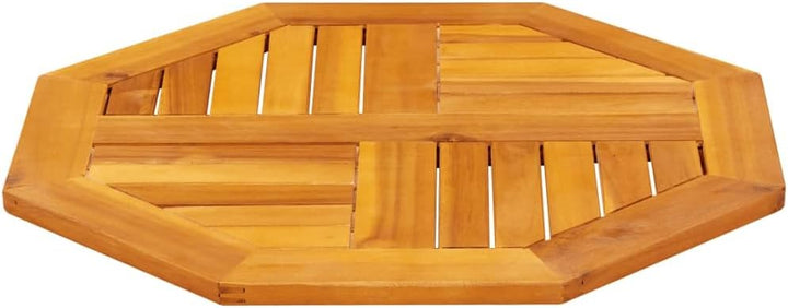 vidaXL Tischplatte - achteckig 60x60x2cm - Akazienholz massiv - Garten/Innenbereich