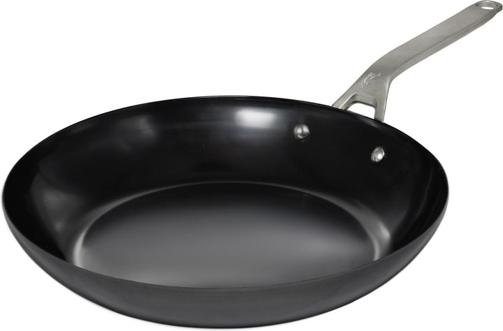 SAVEUR SELECTS Nitri-Black Carbon Steel Naturally Non-Stick 30 cm Bratpfanne | Induktionsbereit, 350
