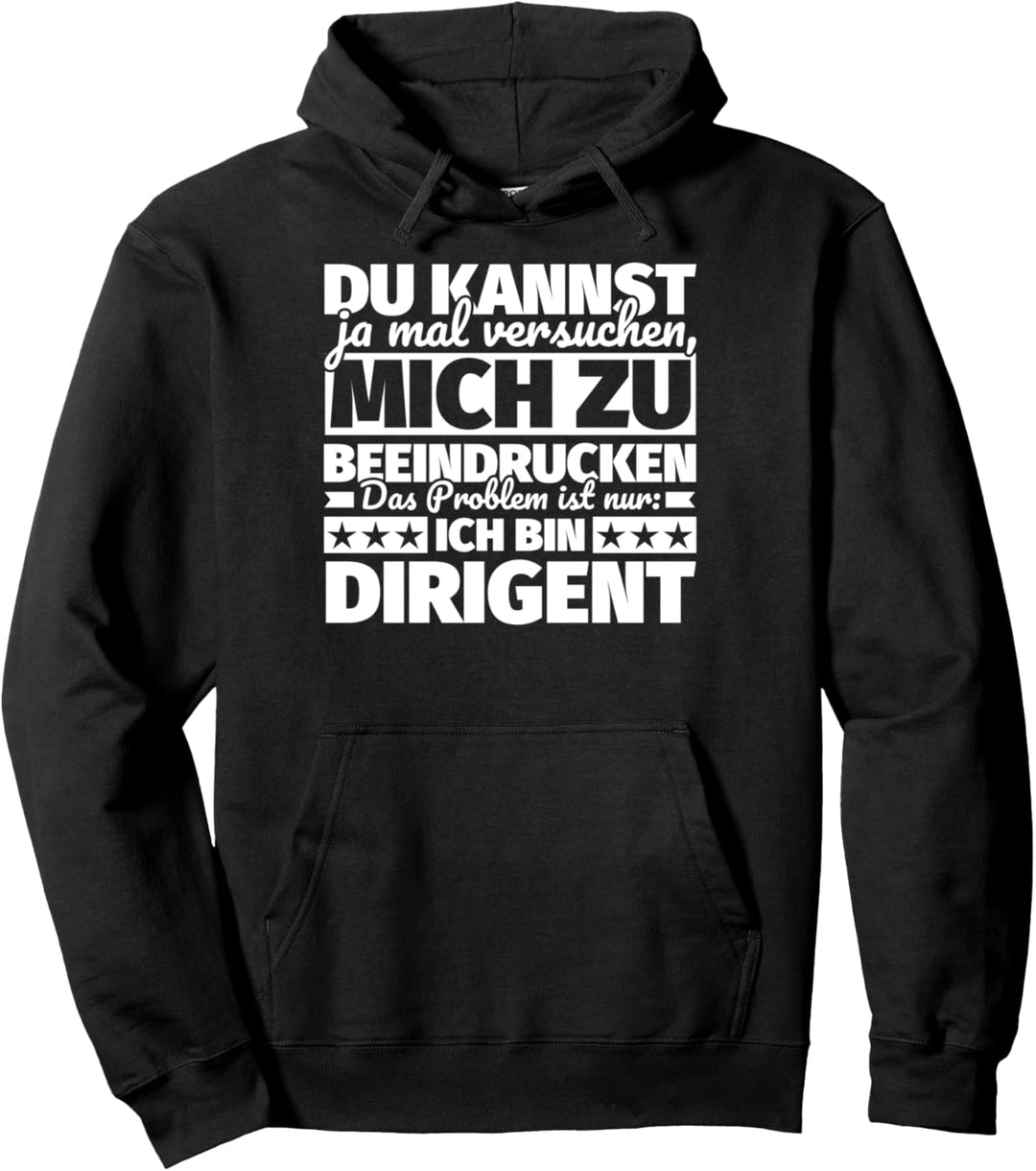 Dirigent lustig Pullover Hoodie