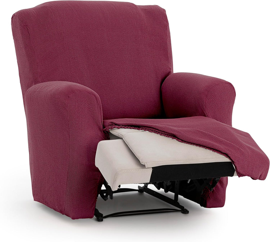 Eysa Elastischer Bezug für Relaxfüsse, textur, Granatrot (Farbe 08), 60-75cm, Granatrot (Farbe 08)