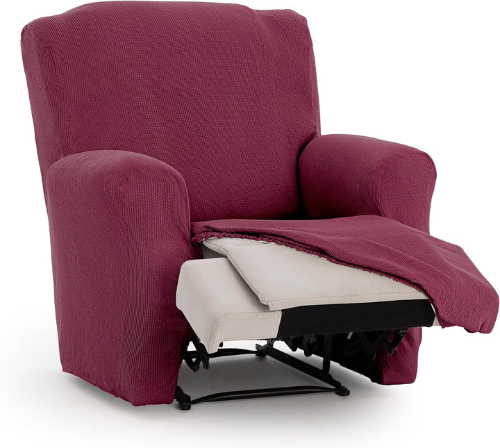 Eysa Elastischer Bezug für Relaxfüsse, textur, Granatrot (Farbe 08), 60-75cm, Granatrot (Farbe 08)