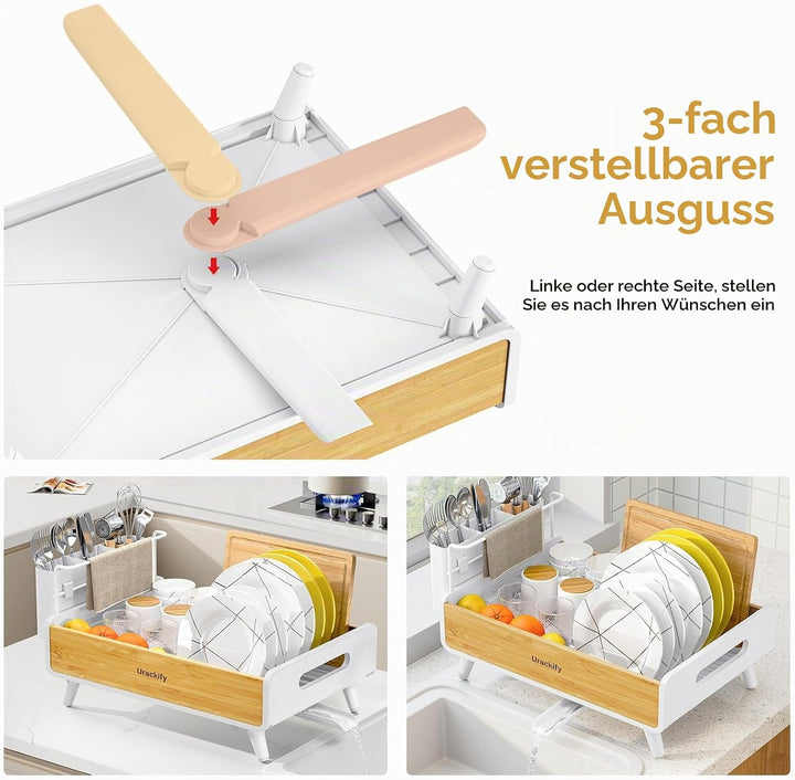 Urackify Abtropfgestell, Weiss